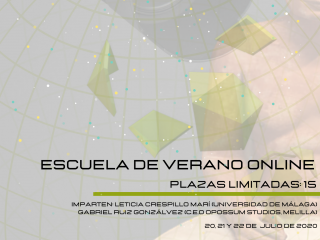 Escuela de Verano Creación, registro y difusión de modelos 3D