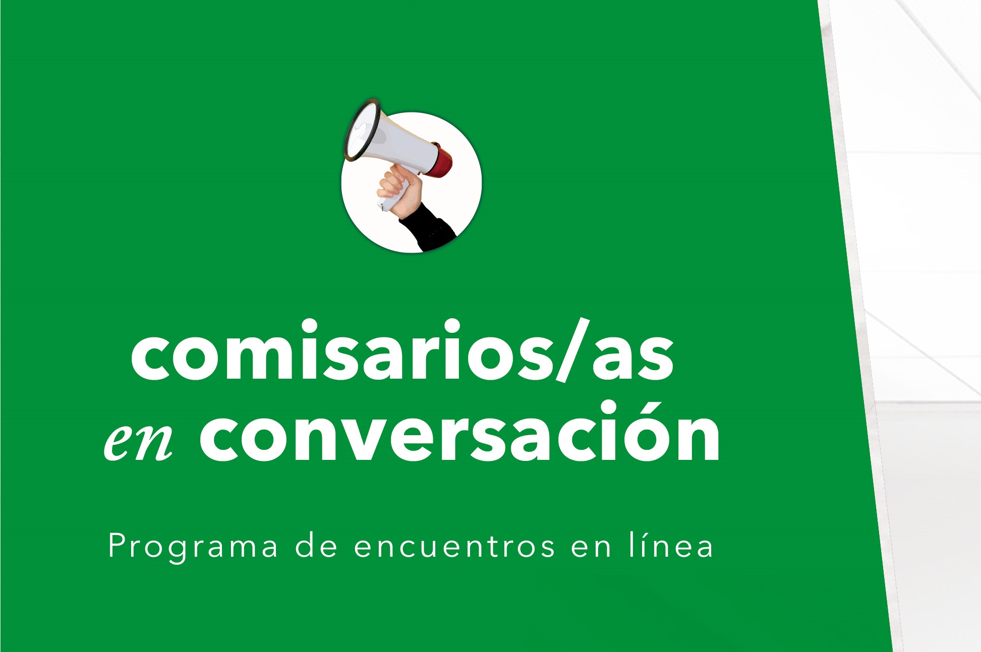 Comisarios/as en conversación