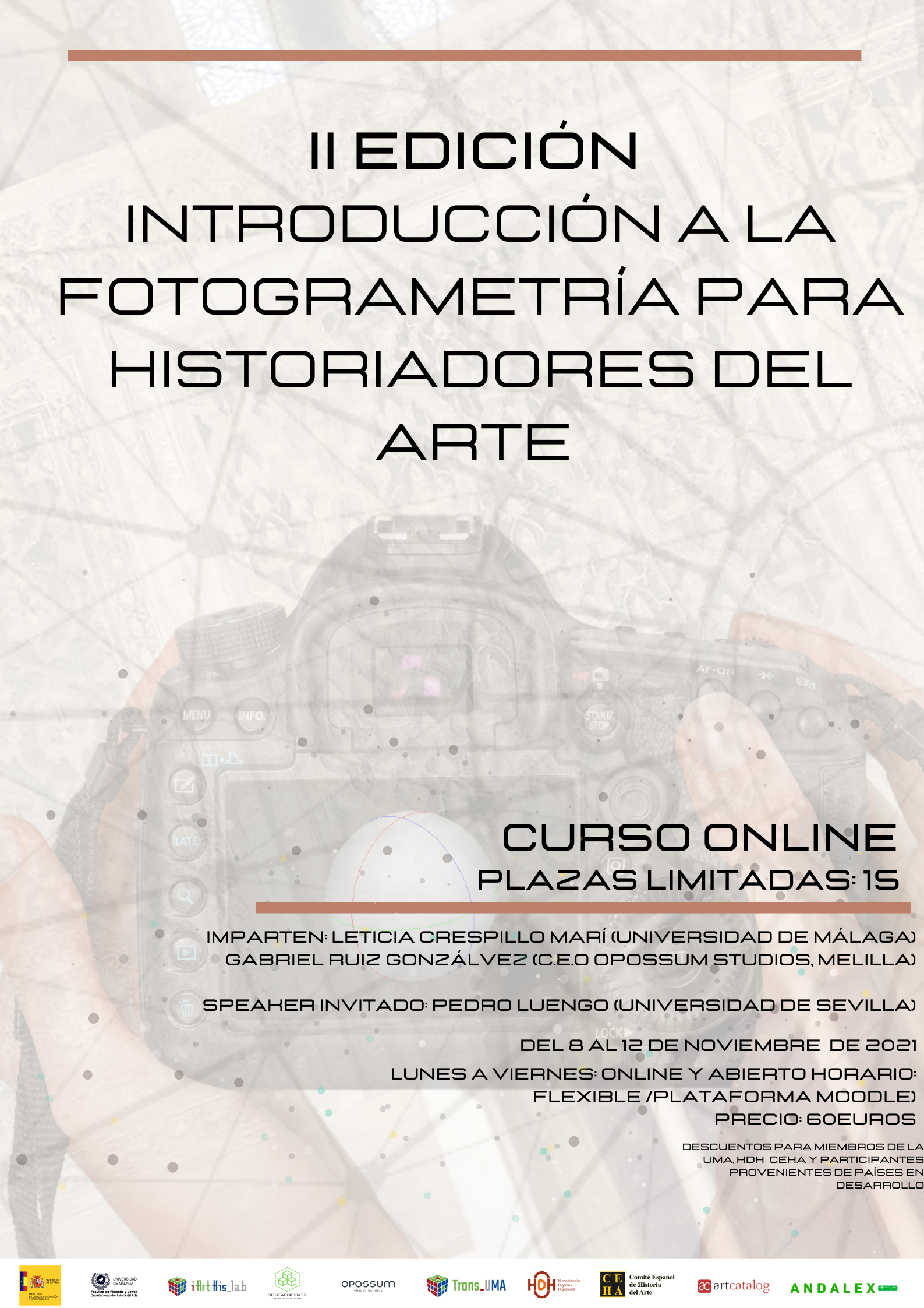 II Edición Curso Introducción a la fotogrametría para Historiadores del Arte